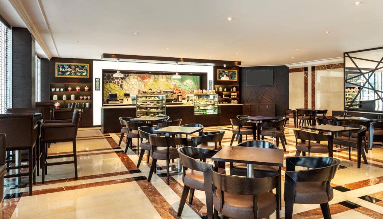 Luxury hotel suite interior